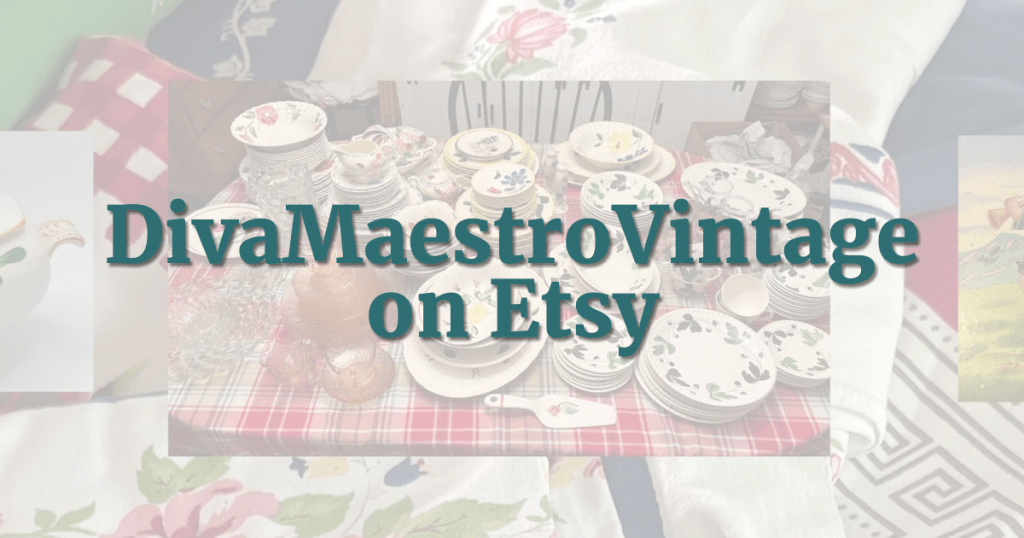 Diva-Maestro-Vintage Vintage Tablecloths for Sale by Club Member