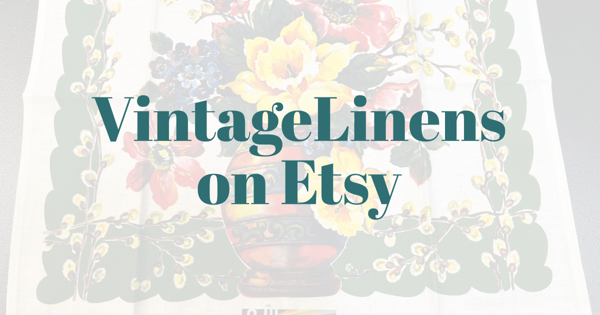 Vintage Tablecloths for Sale by Club Member